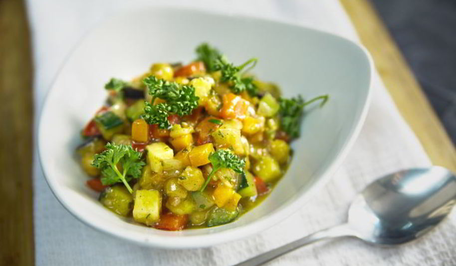 Рецепт овощное рагу с нутом и корицей