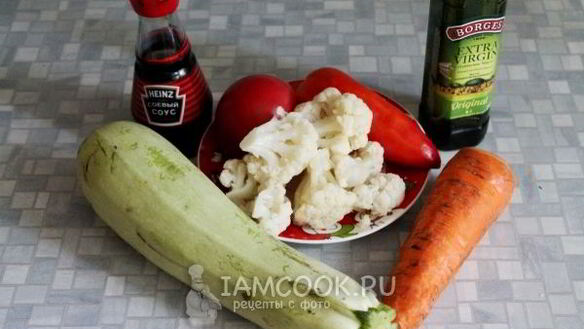 ШАГ 3. овощное рагу с цветной капустой и кабачками