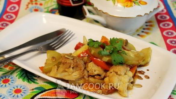 ШАГ 11. овощное рагу с цветной капустой и кабачками