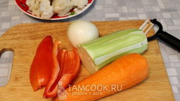 ШАГ 4. овощное рагу с цветной капустой и кабачками