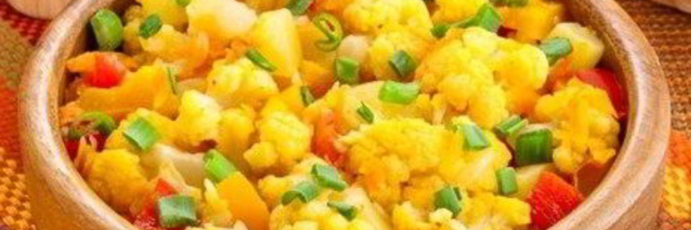 Овощное рагу с цветной капустой