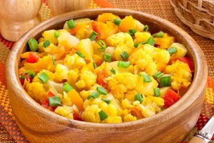 Овощное рагу с цветной капустой