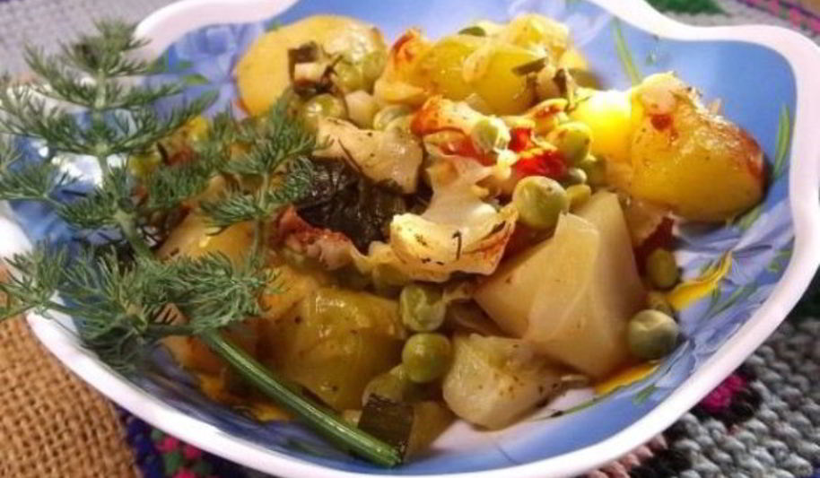 Рецепт овощное рагу в духовке