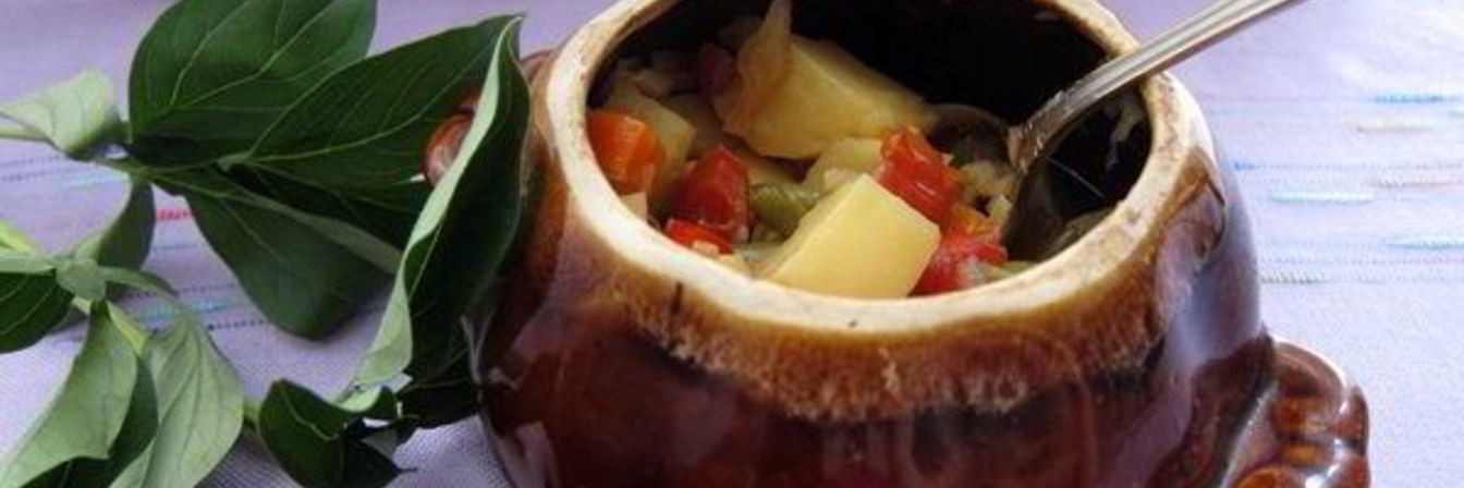 Овощное рагу в горшочках