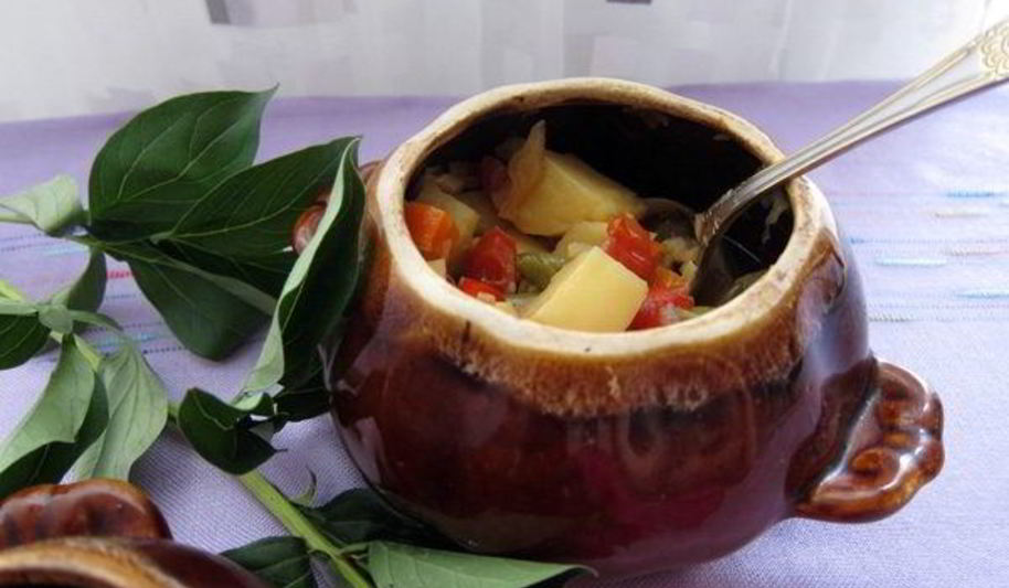 Рецепт овощное рагу в горшочках