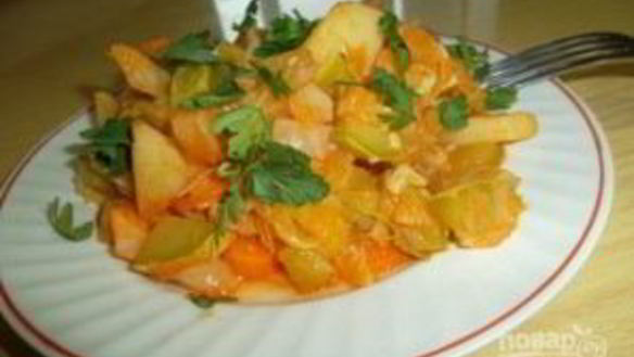 ШАГ 4. овощное рагу в казане