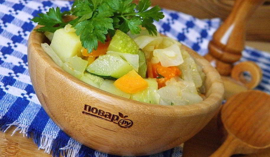 Рецепт овощное рагу в мультиварке