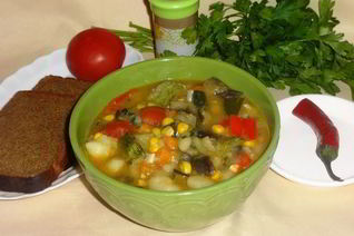 Овощное рагу Яркие краски лета