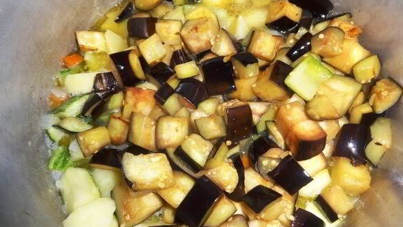 ШАГ 12. овощное рагу яркие краски лета