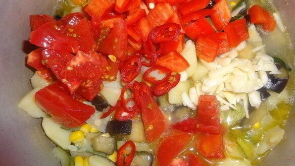 ШАГ 17. овощное рагу яркие краски лета