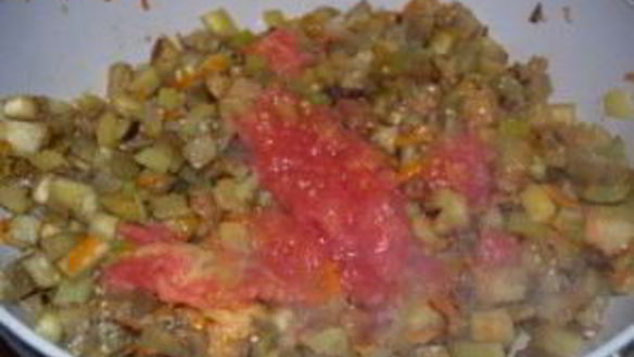 ШАГ 4. рагу из баклажанов и помидоров