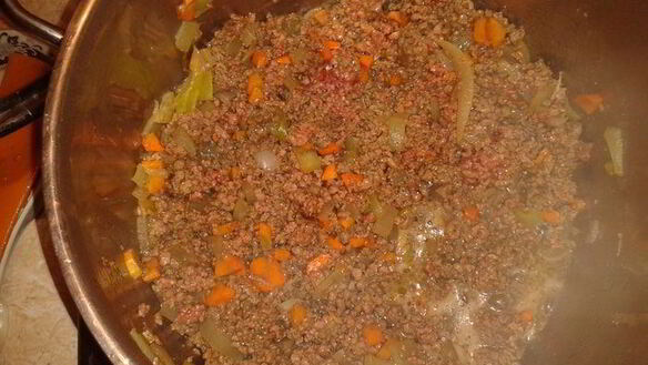 ШАГ 3. рагу из баклажанов с фаршем