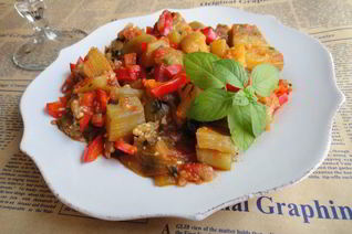 Рагу из баклажанов