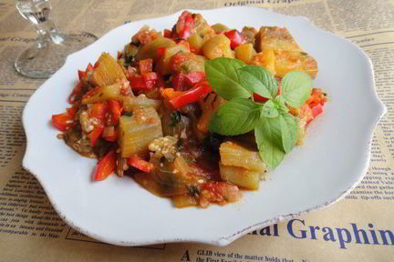 Рагу из баклажанов