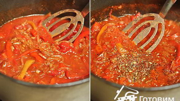 ШАГ 5. рагу из баранины с болгарским перцем и томатами