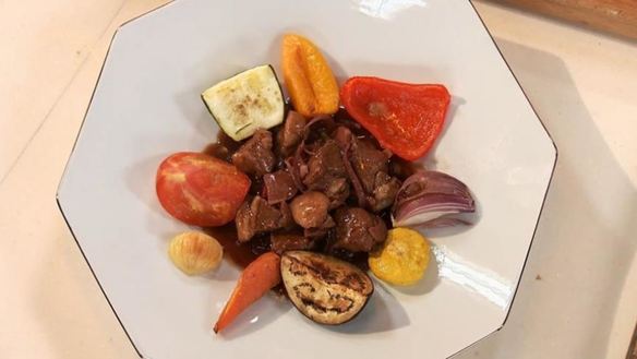 ШАГ 7. рагу из барашка с чесночной подливой