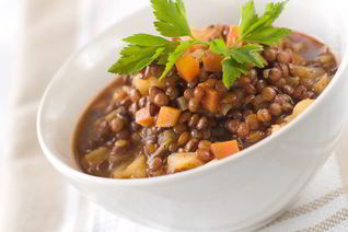Рагу из чечевицы