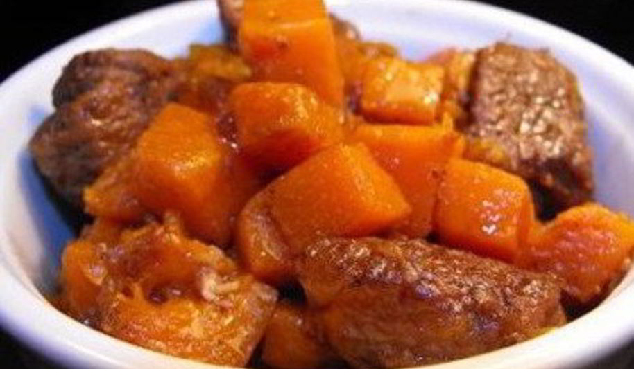 Рецепт рагу из говядины с тыквой и пивом