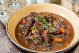 Рагу из говядины в пиве