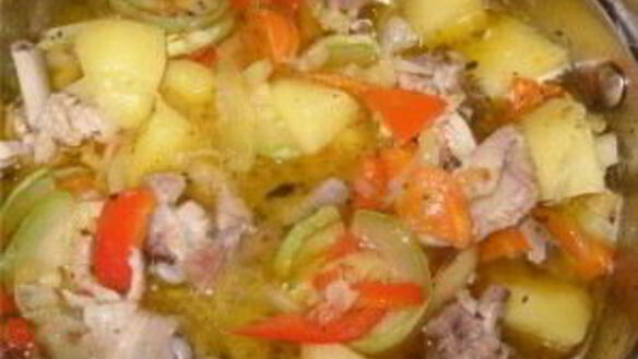 ШАГ 6. рагу из индейки с картофелем