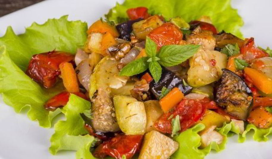 Рецепт рагу из кабачков, картофеля и баклажанов