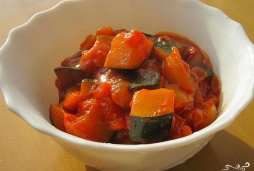 Рагу из кабачков на зиму