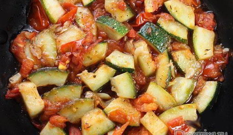 Рецепт рагу из кабачков с корицей