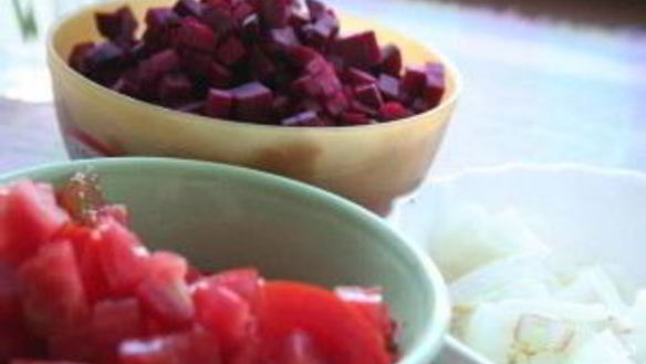 ШАГ 3. рагу из курицы со свеклой