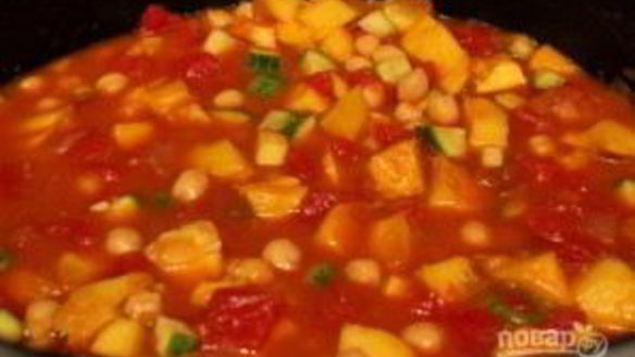 ШАГ 7. рагу из тыквы и кабачков