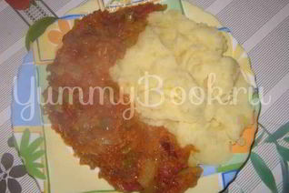 Рагу овощное с картофельным пюре