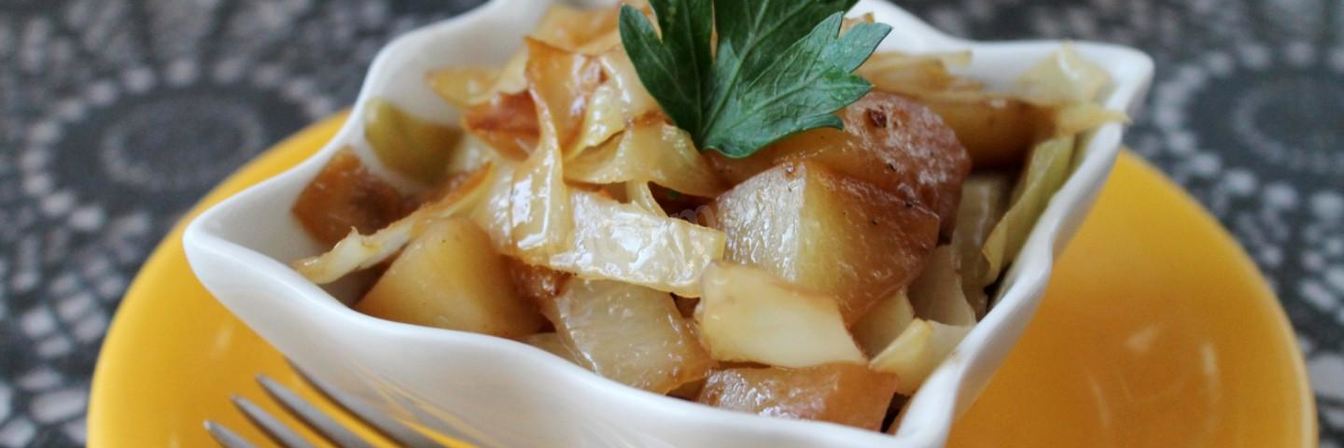 Рагу с капустой и картошкой в мультиварке