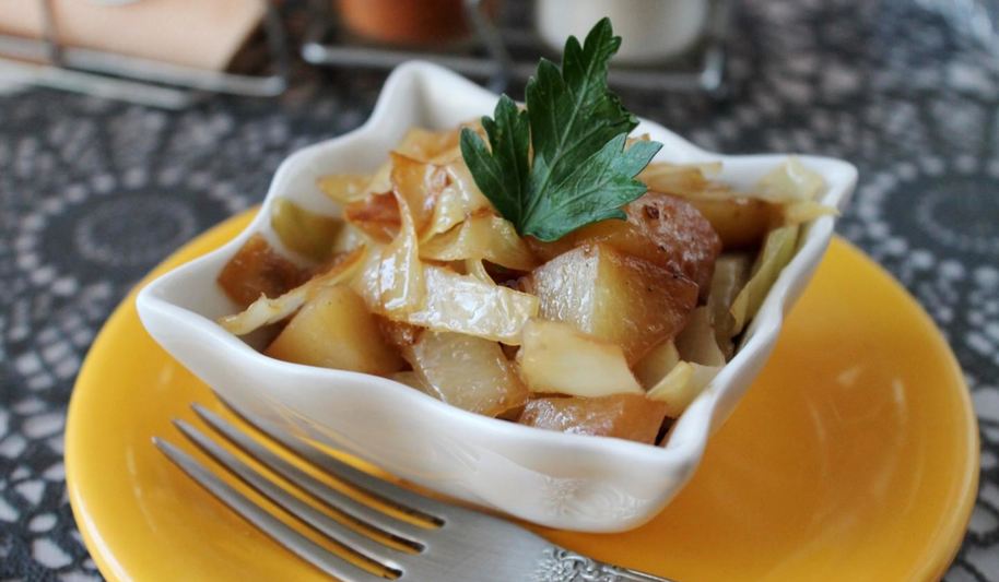 Рецепт рагу с капустой и картошкой в мультиварке