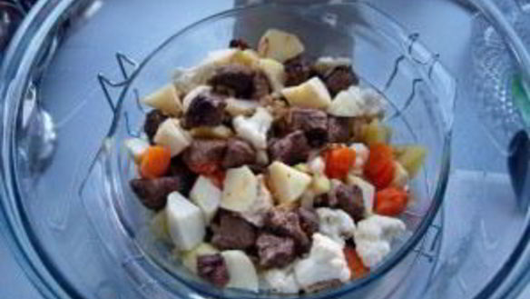 ШАГ 2. рагу в аэрогриле