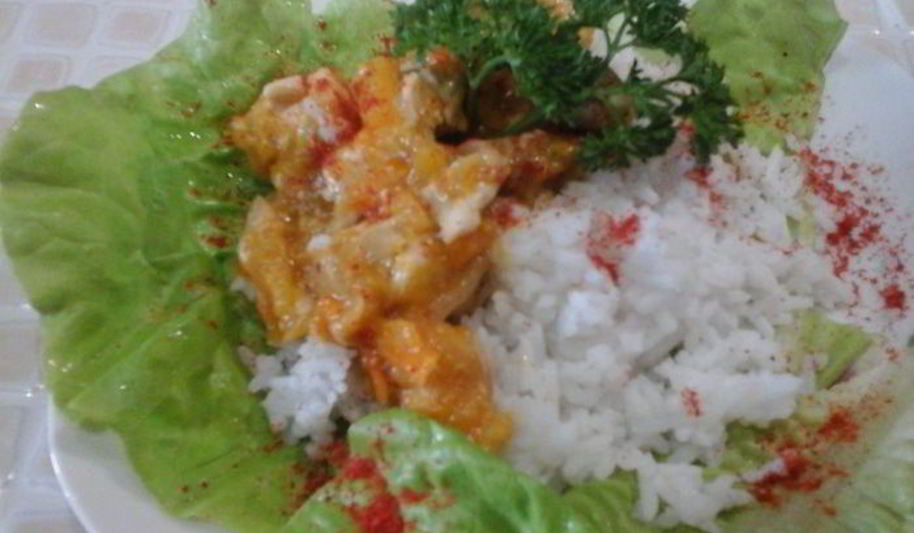 Рецепт солнечное рагу с курицей, тыквой и сливами