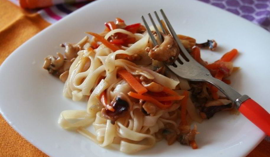 Рецепт рисовая лапша с морепродуктами