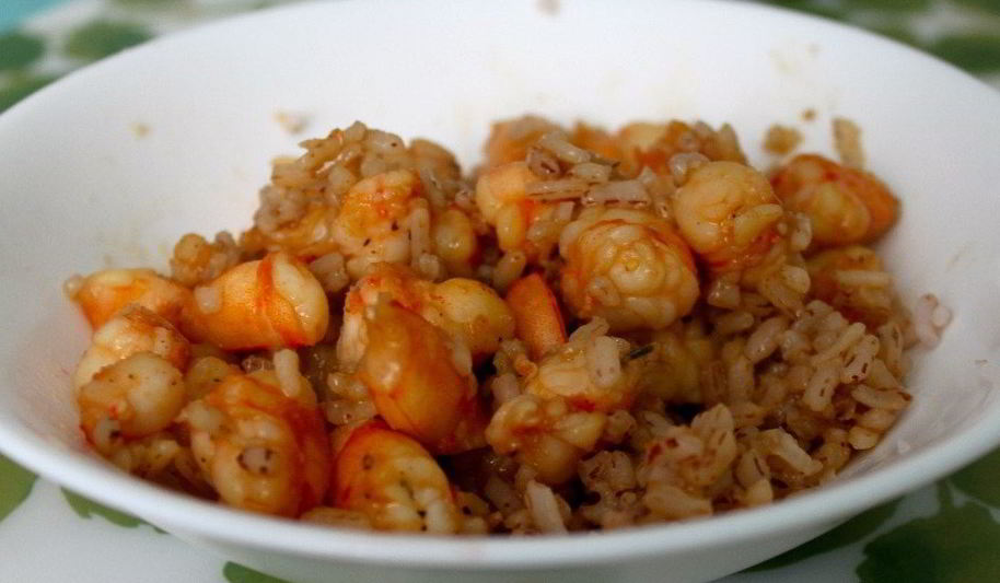 Рецепт быстрое ризотто с креветками