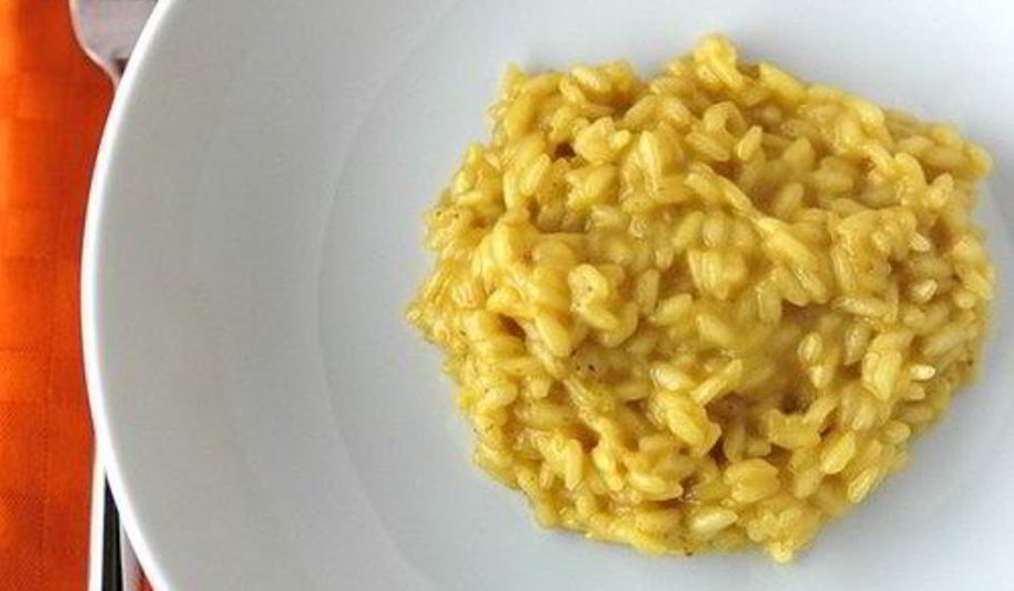 Рецепт быстрое желтое ризотто