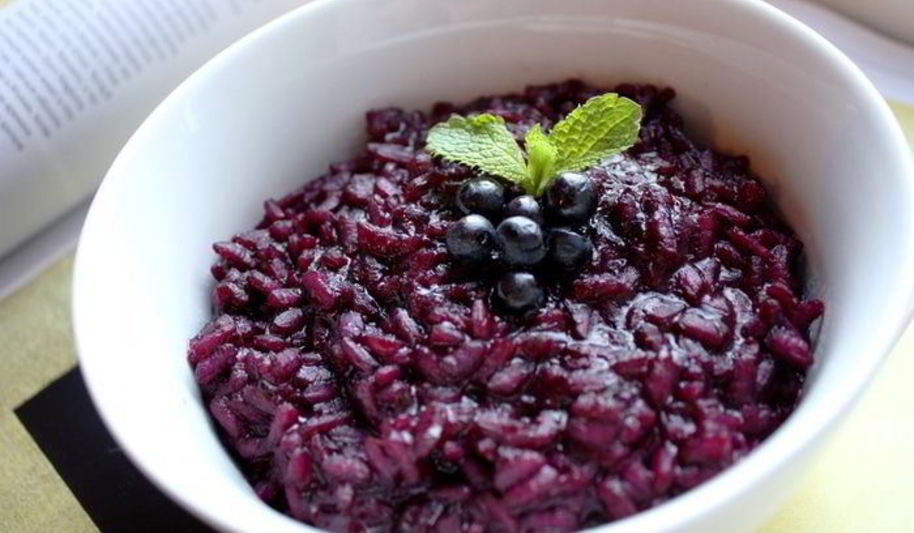 Рецепт черничное ризотто