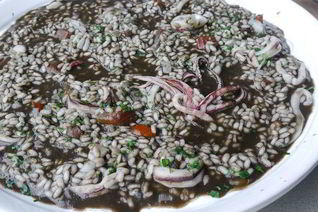 Черное ризотто