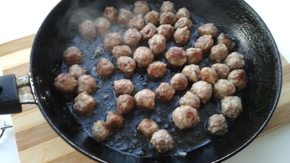 ШАГ 6. фрикадельки с ризотто