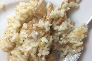 Нежное ризотто с грибами