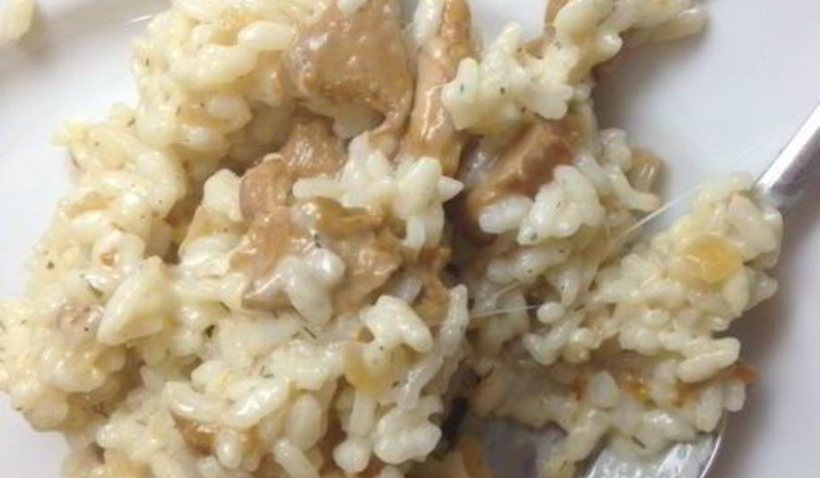 Рецепт нежное ризотто с грибами