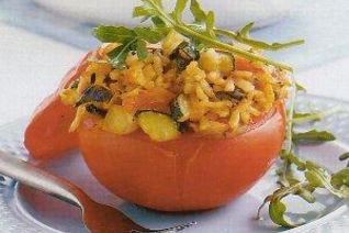 Помидоры, фаршированные ризотто