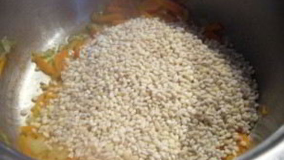 ШАГ 2. ризотто из перловки