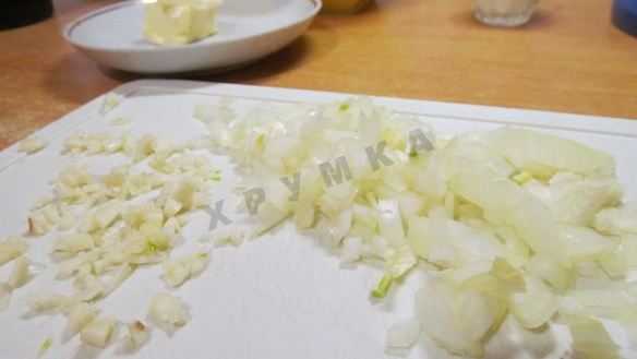 ШАГ 2. ризотто с белыми грибами со сливками