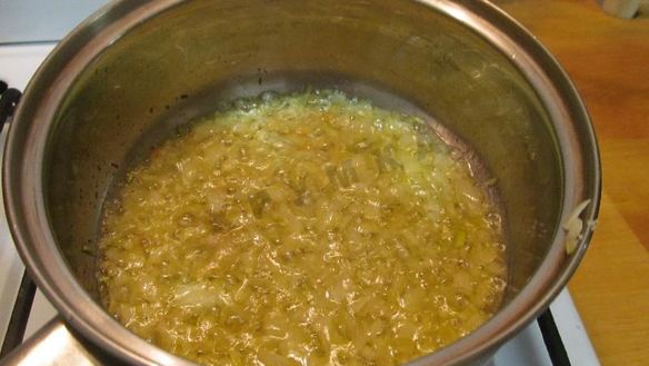 ШАГ 4. ризотто с белыми грибами со сливками