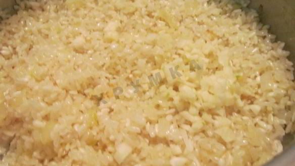 ШАГ 7. ризотто с белыми грибами со сливками