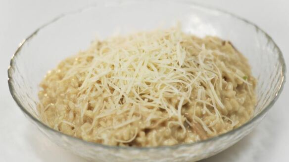 ШАГ 4. ризотто с белыми грибами