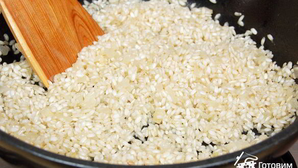 ШАГ 4. ризотто с форелью