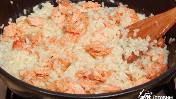 ШАГ 7. ризотто с форелью